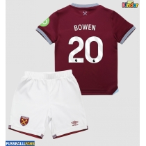 West Ham United Jarrod Bowen #20 Heimtrikotsatz Kinder 2025-26 Kurzarm (+ Kurze Hosen)